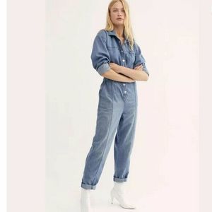 FP We The Free Ari Snap Coverall Jumpsuit NWOT